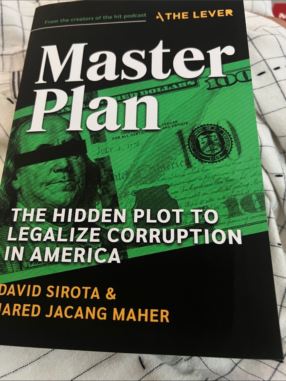 Master Plan: The Hidden Plot to Legalize Corruption in America Paperback